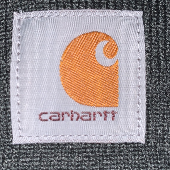 CARHARTT BRAND NEW UNISEX DARK GREY KNIT BEANIE - Picture 2 of 4